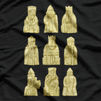 Lewis Chessmen - Ancient Art Meets Modern Strategy T-Shirt