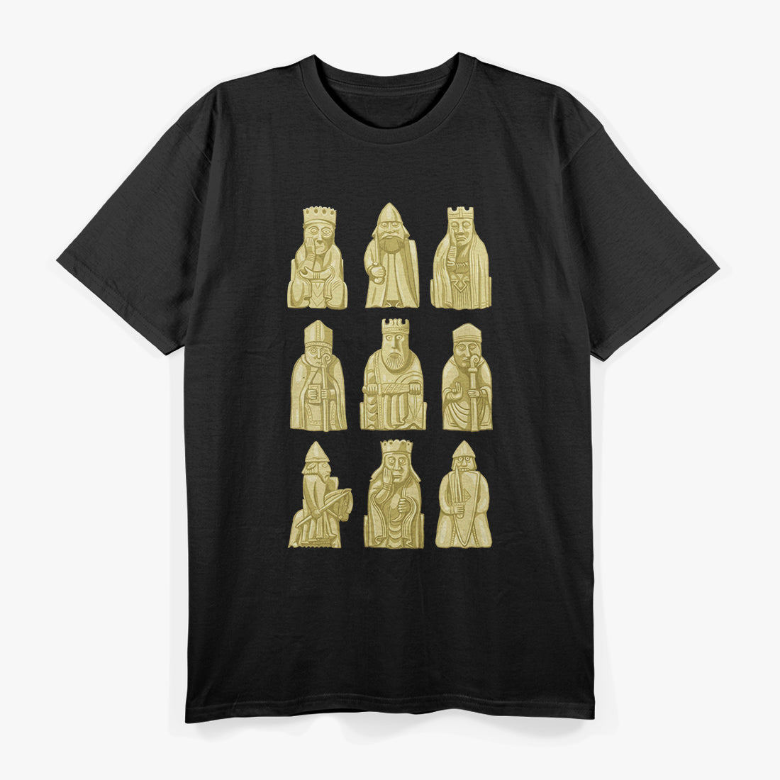 Lewis Chessmen - Ancient Art Meets Modern Strategy T-Shirt
