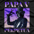 Old School Bootleg Vibes – Papa V Perpetua Graphic T-Shirt