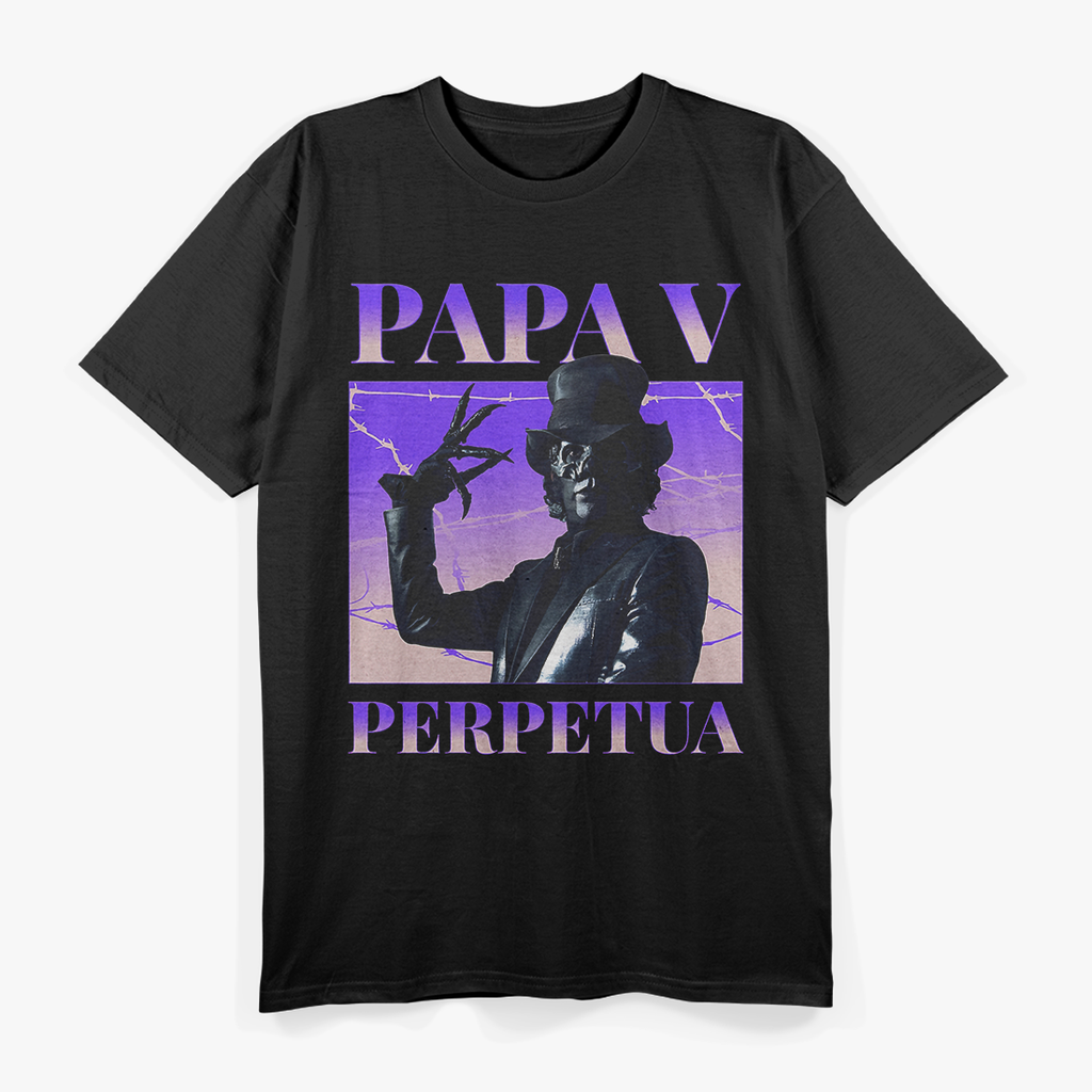 Old School Bootleg Vibes – Papa V Perpetua Graphic T-Shirt