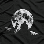 Funny Green Ogre Parody  Donkey Silhouette Graphic  T-Shirt