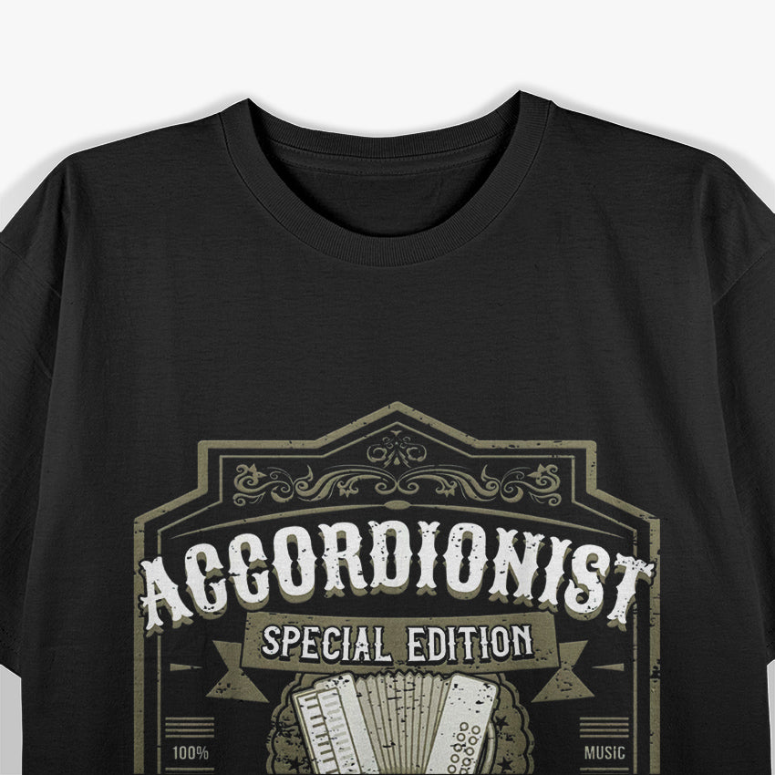 Accordionist: Destroying Silence One Note at a Time T-Shirt