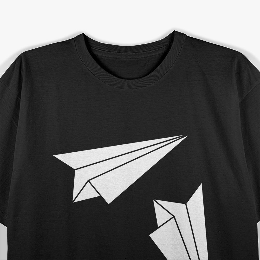 Paper Planes Best Aviation Logo Gift Idea T-Shirt