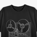 Cassette Tape & Reel-to-Reel - Analog Sound System Nostalgia T-Shirt
