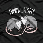 Possum Drama Queen Avoiding People Funny Introvert Vibes T-Shirt