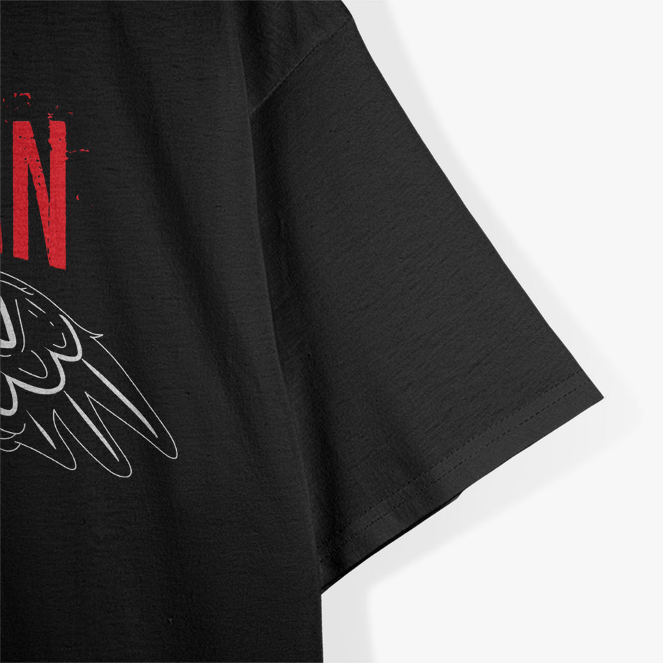 Vintage Mothman - The Legendary Cryptid in Timeless Style T-Shirt