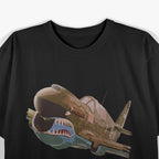 P-40 Warhawk Fighter Aircraft WW2 Airplane Military T-Shirt