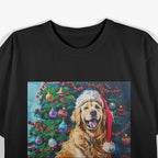 Golden Retriever Joyful Christmas Cheer T-Shirt