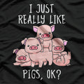 Love Pig Cute Animal Lover Farm T-Shirt