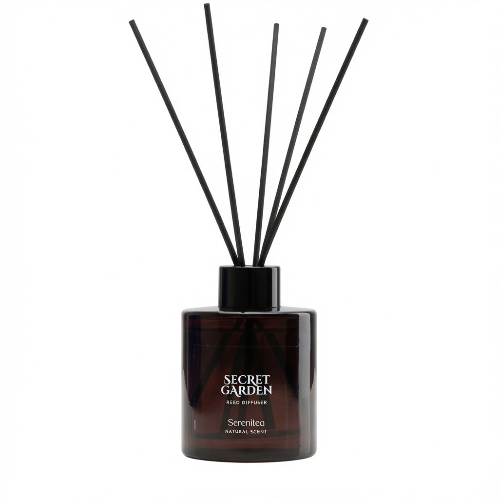 Secret Garden Serenitea Reed Diffuser 140ml – Aromatherapy Home Fragrance Diffuser