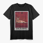 The Floppa Caracal Cat Tarot Card Funny Meme T-Shirt