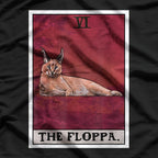 The Floppa Caracal Cat Tarot Card Funny Meme T-Shirt