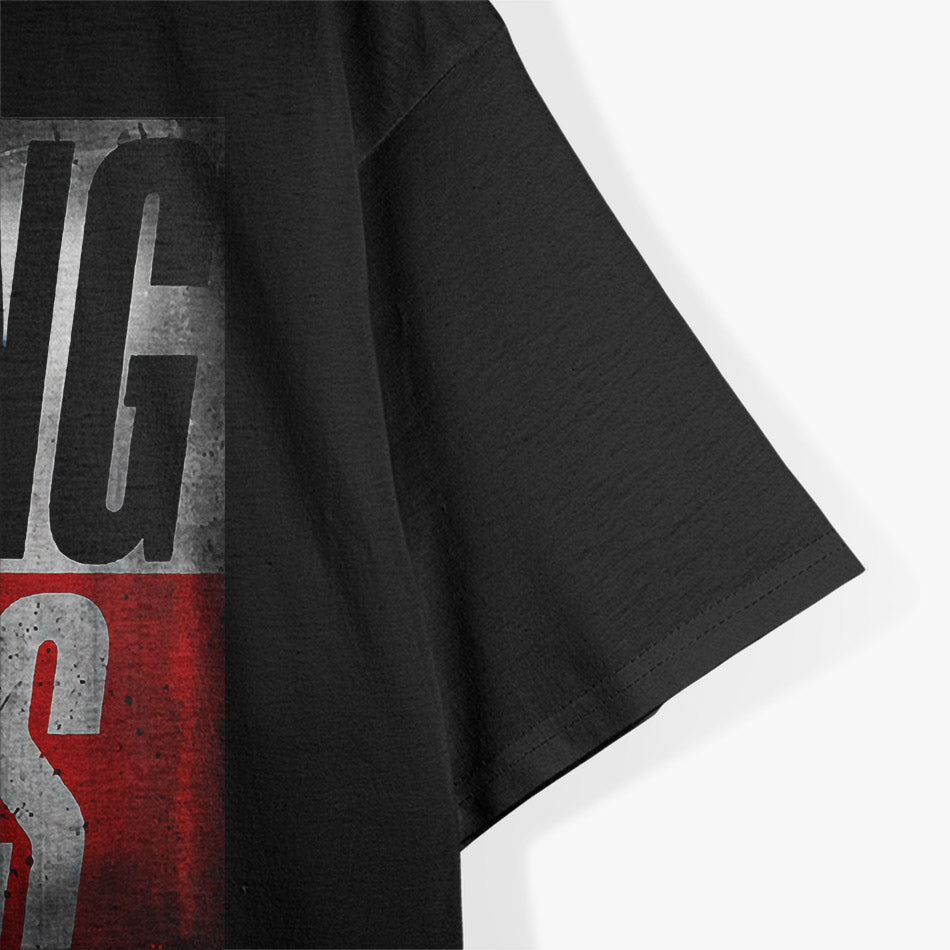 White Red Talking Heads Abstract T-Shirt