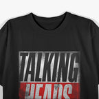 White Red Talking Heads Abstract T-Shirt