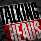 White Red Talking Heads Abstract T-Shirt