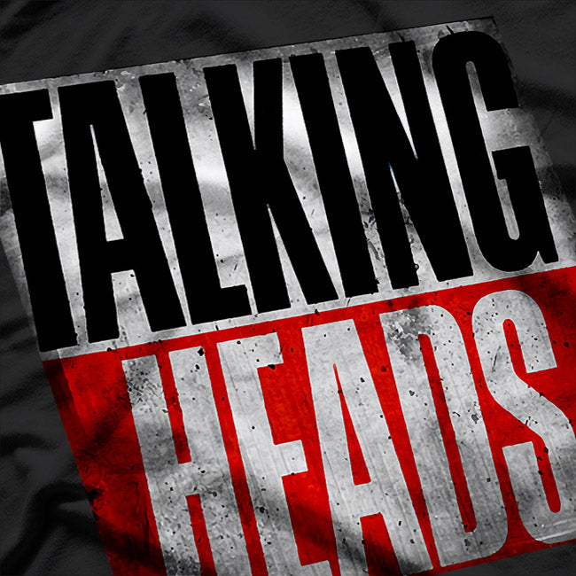 White Red Talking Heads Abstract T-Shirt